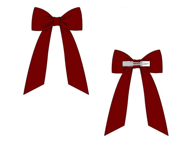 Red velvet bow