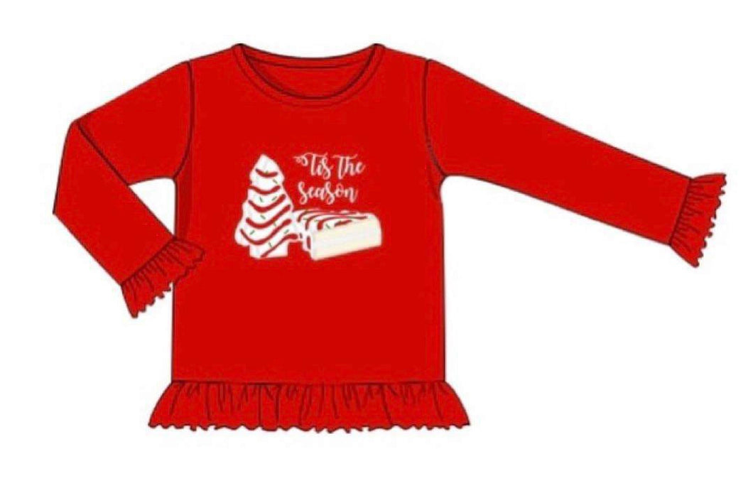 Christmas ruffled shirt collection