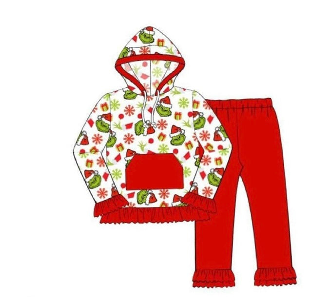 Mean one collection girl hoodie pant set