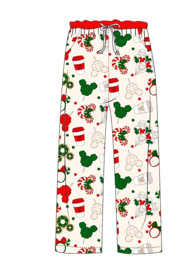 Mouse snacks adult bamboo pajamas
