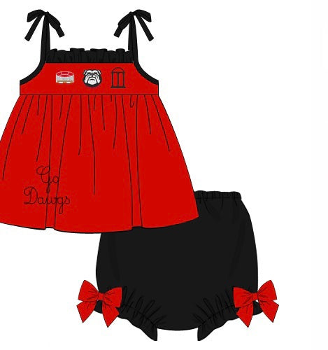 Go dawgs bloomer set