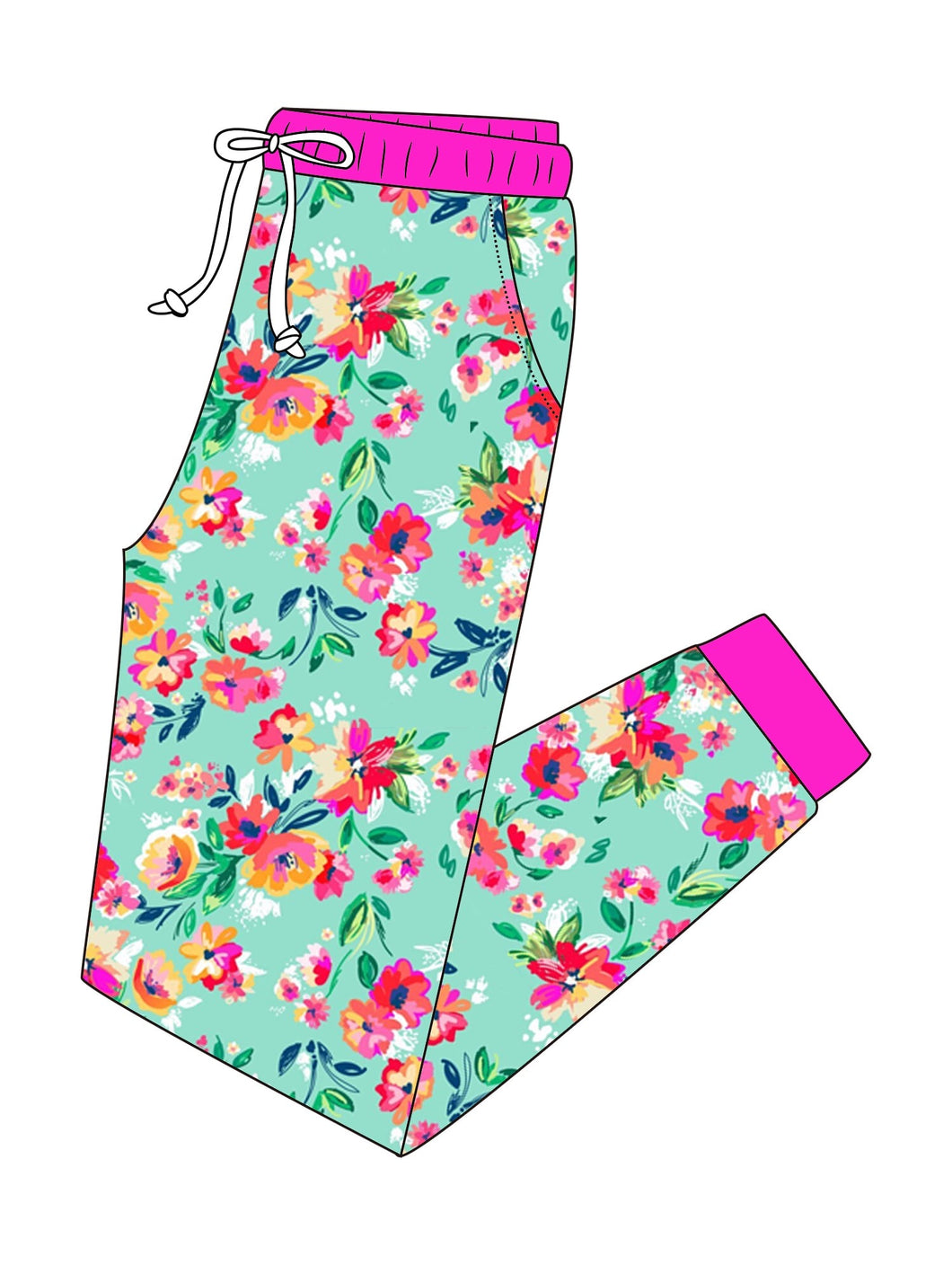 Floral Pink Adult bamboo