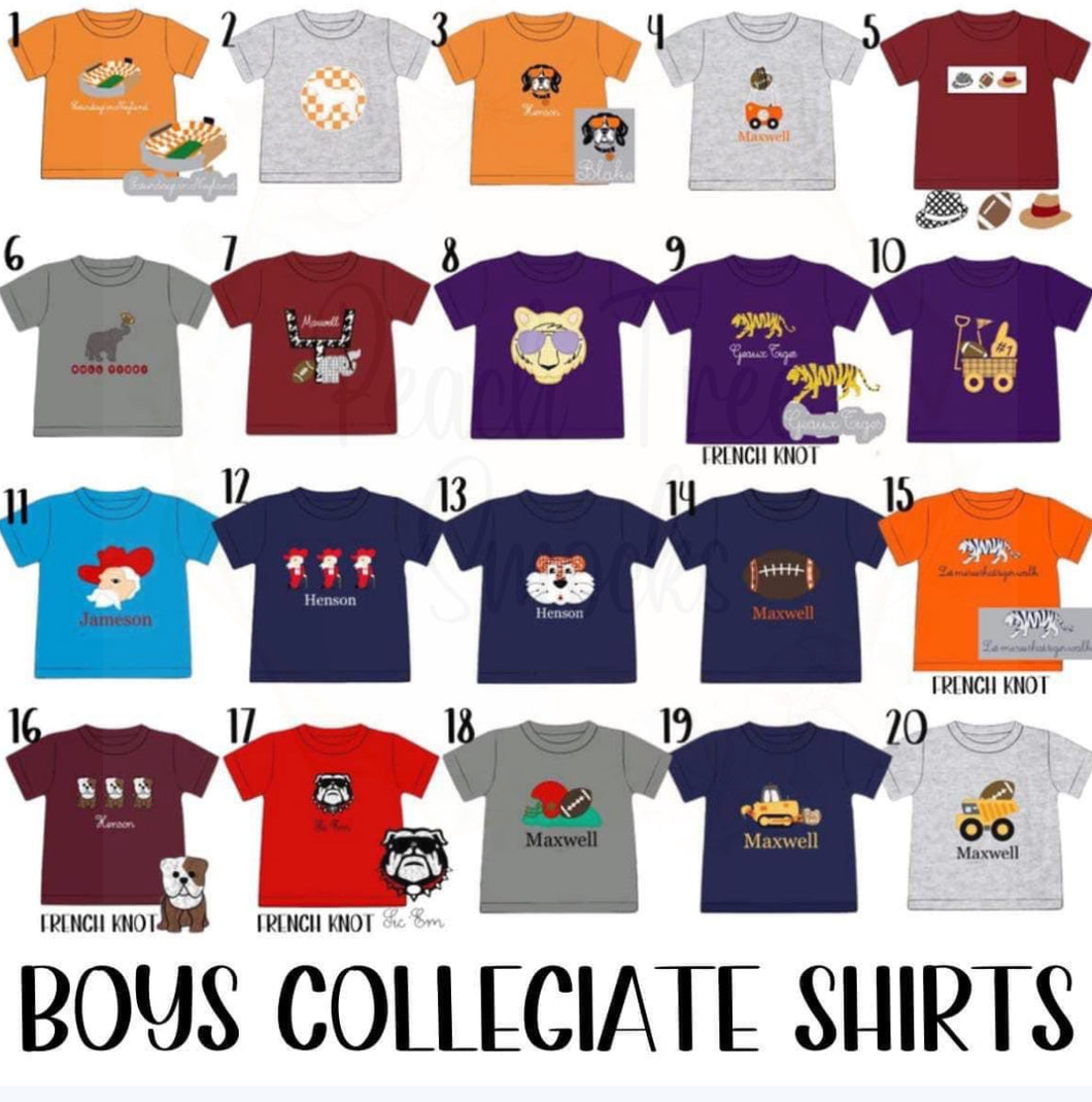 Boy collegiate shirt #18