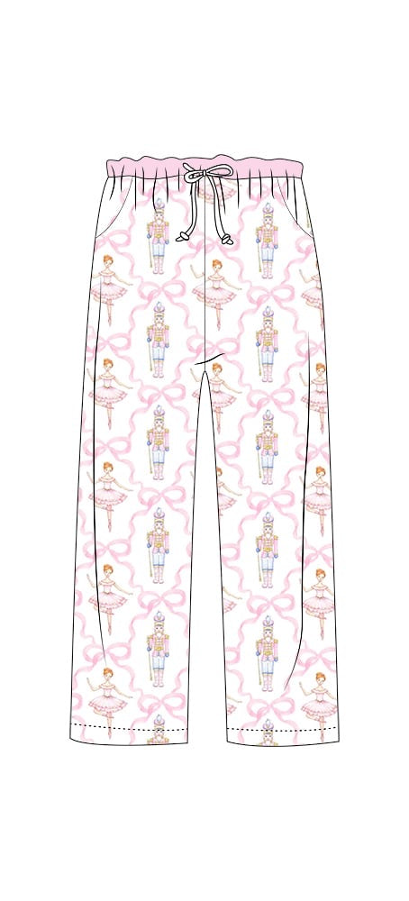 Nutcracker adult bamboo pj bottoms