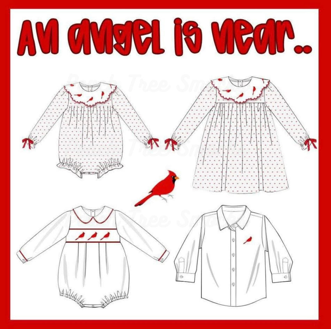 An angel to wear dress