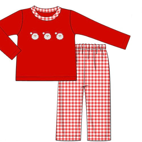 Crochet Santa boy 2 piece