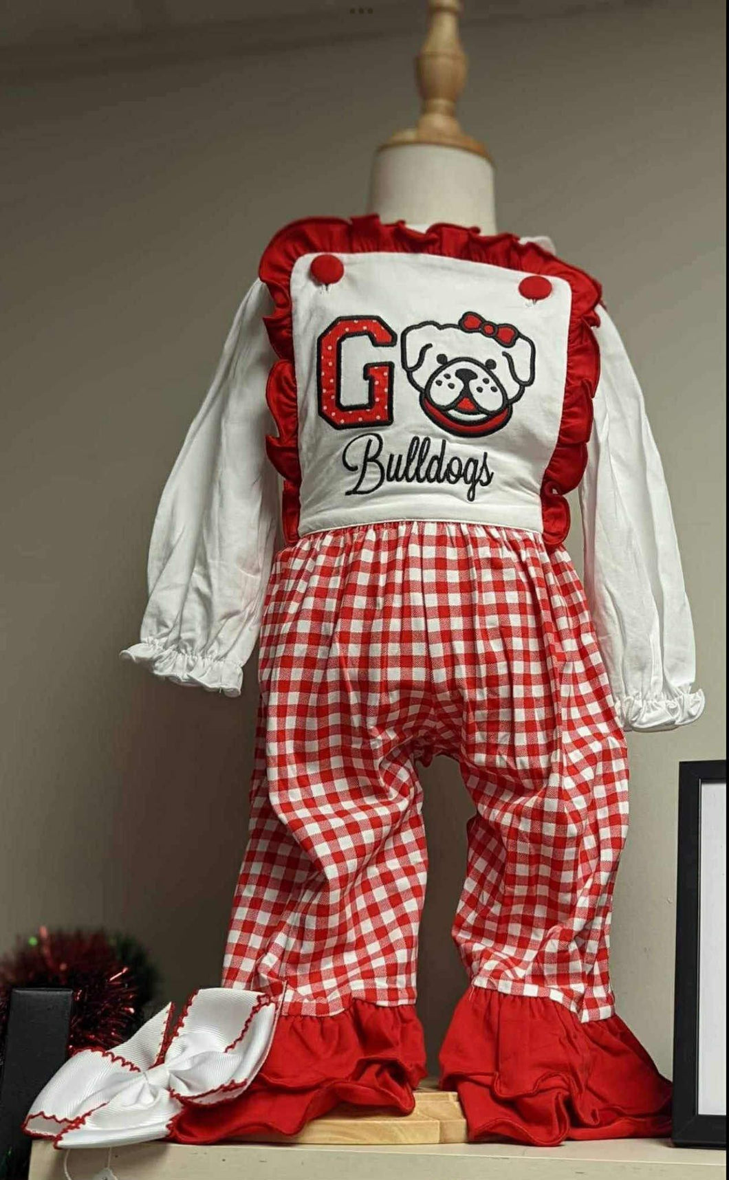 Game day girl overalls