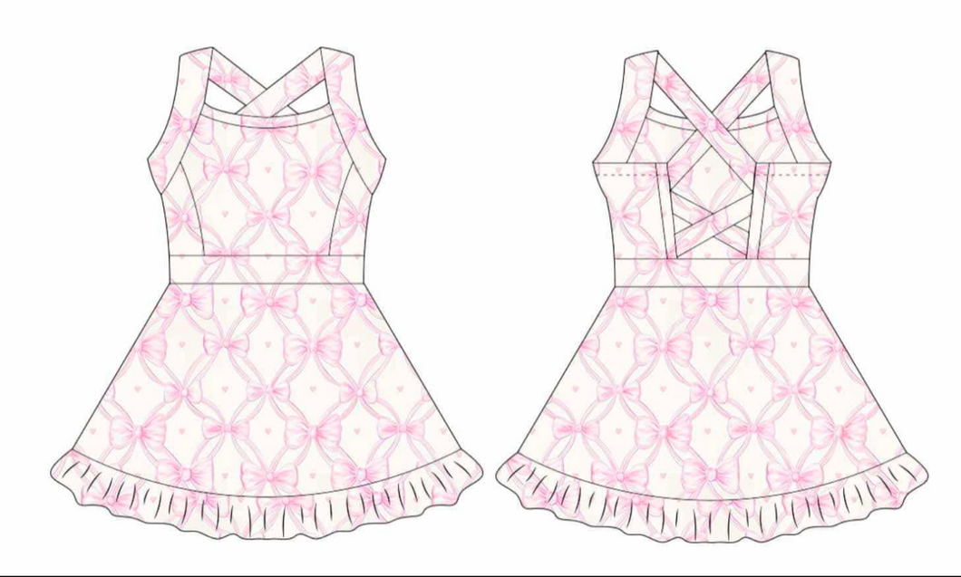 Bow athletic dress