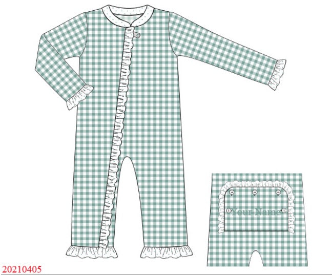 Green Zippie Pajamas