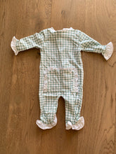 Load image into Gallery viewer, Green Zippie Pajamas
