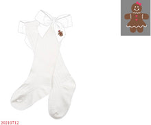 Load image into Gallery viewer, Gingerbread knee socks
