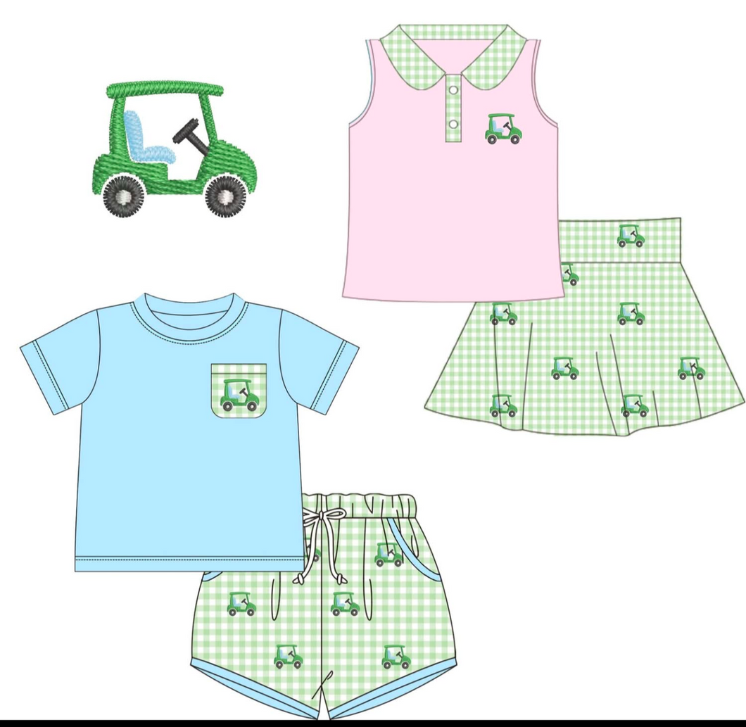 Golf skort set